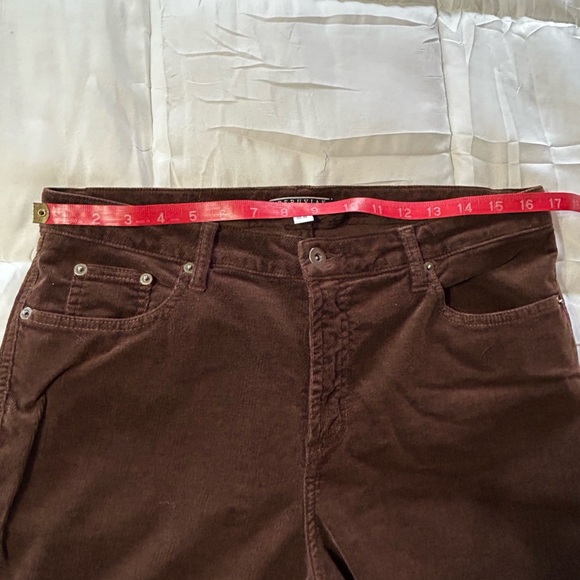 Peruvian Connection Corduroy Straight Leg Pant Brown 16 - Picture 3 of 8